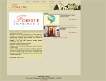 Tablet Screenshot of imprimerieforestie.com